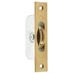 Sash Pulley Brass 40mm Roller - 118x26mm - Polished Brass - tradefit - 1