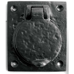 Rim Cylinder Cover - 61x65mm - Black Antique Iron - tradefit