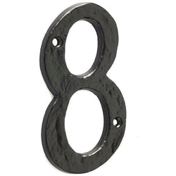 Numeral 8 - 100mm - Black Antique Iron - tradefit