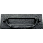 Black Antique Letter Plate / Postal Knocker - 310 x 115mm - Black Antique Iron - tradefit - 1