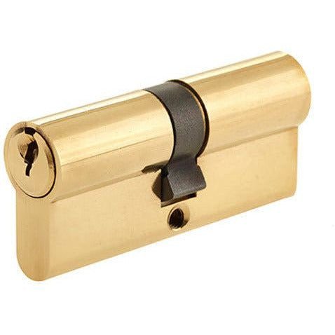 Euro Double Cylinder Lock - 35x45mm - Brass - Keyed to Differ - tradefit - Featured Image