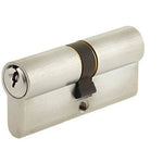 Euro Double Cylinder Lock - 40x40mm - Satin Chrome - Keyed Alike - tradefit - 1