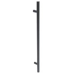 Guardsman Entrance Pull Handle - Bolt Fix - 800 x 32mm 600mm c/c - Matt Black - tradefit - 1
