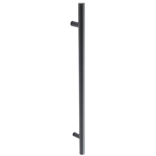Guardsman Entrance Pull Handle - Bolt Fix - 800 x 32mm 600mm c/c - Matt Black - tradefit - Featured Image