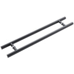 Guardsman Entrance Pull Handles - Back To Back Fix - 800 x 32mm 600mm c/c - Matt Black - tradefit - 1