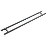 Guardsman Entrance Pull Handles - Back To Back Fix - 1200 x 32mm 1000mm c/c - Matt Black - tradefit - 1