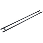 Guardsman Entrance Pull Handles - Back To Back Fix - 1800 x 32mm 1600mm c/c - Matt Black - tradefit - 1