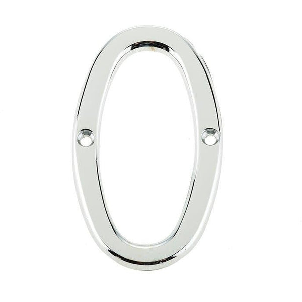 Numeral 0 - Screw Fix - 75mm - Polished Chrome - tradefit - Featured Image
