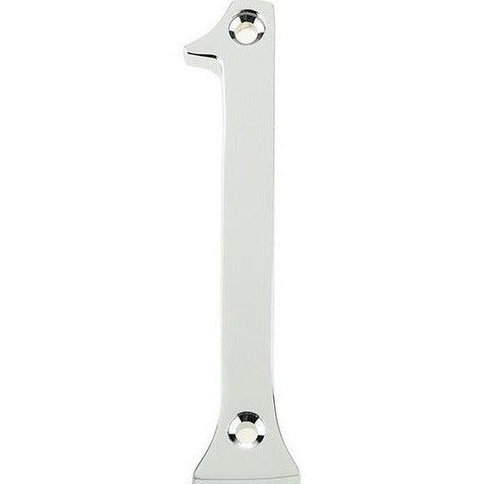 Numeral 1 - Screw Fix - 75mm - Polished Chrome - tradefit - Featured Image