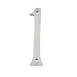 Numeral 1 - Screw Fix - 75mm - Satin Chrome - tradefit - 1