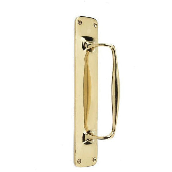 Public Entrance Pull Handle - 305x58mm - Polished Brass - tradefit - Featured Image