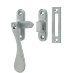 Victorian Casement Window Fastener - 124x19mm - Satin Chrome - tradefit - 1