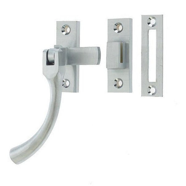 Bulb End Casement Window Fastener - 125x19mm - Satin Chrome - tradefit - Featured Image