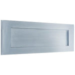 Victorian Letter Plate - 305x100mm - Satin Chrome - tradefit - 1