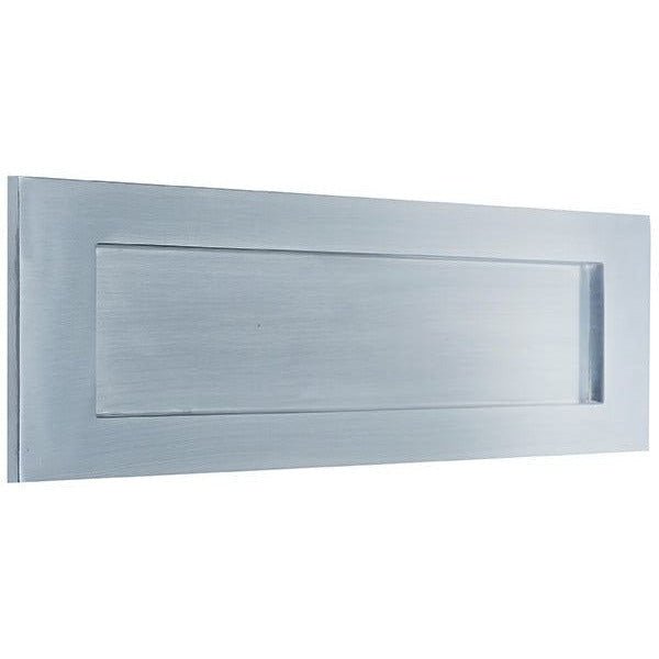 Victorian Letter Plate - 355x115mm - Satin Chrome - tradefit - Featured Image