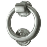 Ring Door Knocker - 105mm - Satin Chrome - tradefit - 1