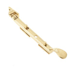 Victorian Casement Window Stay - 205mm - Polished Brass - tradefit - 1