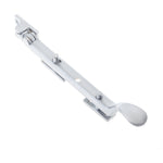 Victorian Casement Window Stay - 205mm - Satin Chrome - tradefit - 1