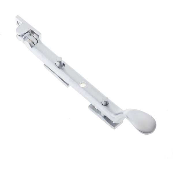 Victorian Casement Window Stay - 205mm - Satin Chrome - tradefit - Featured Image