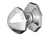 Pinnacle Centre Door Knob - 65mm - Polished Chrome - tradefit - 1