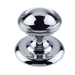 Round Centre Door Knob - 66mm - Polished Chrome - tradefit - 1