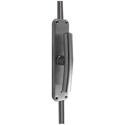 Locking Espagnolette Bolt T Bar Pattern - Satin Chrome - tradefit
