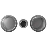 Circular Flush Pull Kit - Satin Chrome - tradefit - 1