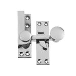 Quadrant Arm Sash Fastener - 70mm - Polished Chrome - tradefit - 2
