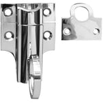 Universal Fanlight Window Catch & Screws - 45mm - Polished Chrome - tradefit - 1
