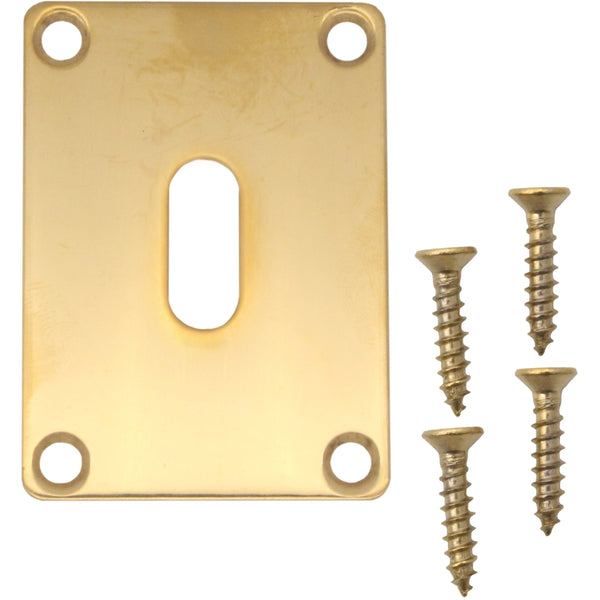 Repair Escutcheon - Keyhole - 65x47x1.2mm - PVD Brass - tradefit - Featured Image