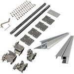 Concealed Sliding Folding Wardrobe Door Kit - 2 Door kit - To Suit 3m Opening - tradefit - 1