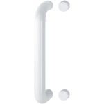 Pull Handle - Bolt Fixed - 600x25mm - White - tradefit - 1