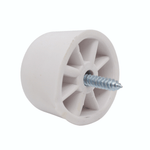 White Rubber Door Stop - Pack of 2 - tradefit - 4