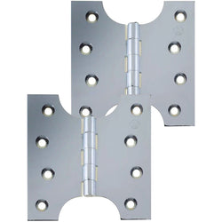 Parliament Hinge - 102x124x4mm - Polished Chrome - tradefit