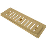 Hit & Miss Air Vent - 9 x 3 Inch - Brass Polished - tradefit - 5