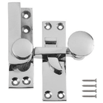 Quadrant Arm Sash Fastener - 70mm - Polished Chrome - tradefit - 1