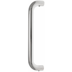 Bolt Fix Pull Handle - 225mm x 19mm - Polished Stainless Steel (B2B) - tradefit