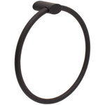Single Towel Ring - Matt Black - tradefit - 1