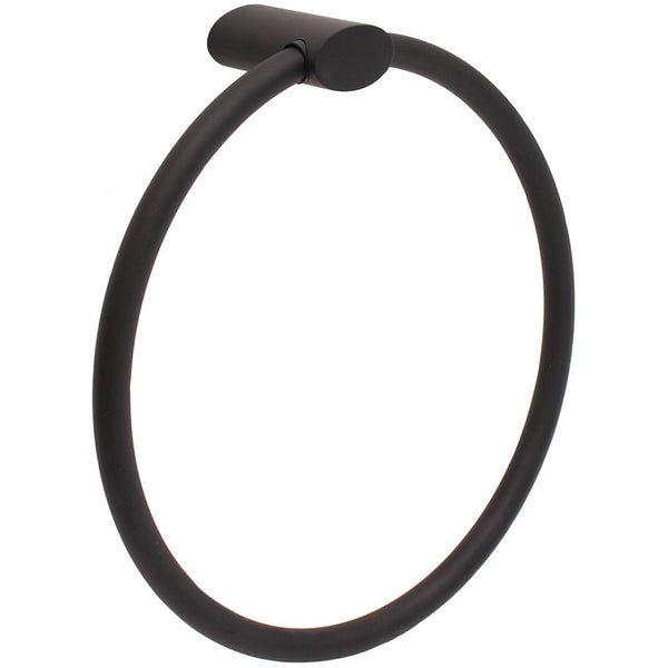 Single Towel Ring - Matt Black - tradefit - Featured Image
