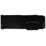 Safety Pattern Hasp & Staple - 6 inch - Black - tradefit - 1