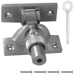 Locking Brighton Sash Fastener - 60mm - Satin Chrome - tradefit - 1