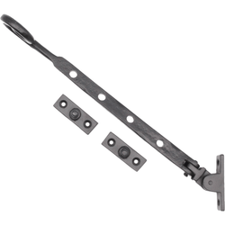 Curly Tail Casement Window Stay - 250mm - Black Antique Iron - tradefit
