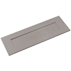 Stainless Letter Plate Box Plate - 330x110mm - Satin Stainless Steel - tradefit