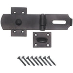 Hasp & Staple Swivel Pattern Heavy Duty - Black - 210x55mm - tradefit - 1