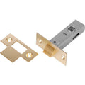 2.5 inch/64mm Economy Tubular Latch - 44m Backset - Brass - tradefit