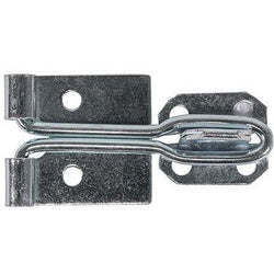 Wire Pattern Hasp & Staple - 4 inch - Zinc - tradefit