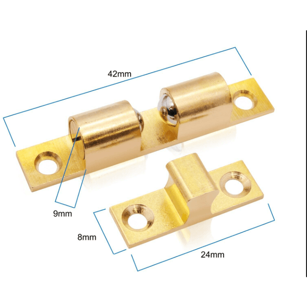 Adjustable Double Ball Catch Quality Brand 42mm Solid Brass - tradefit - Featured Image
