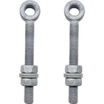 Adjustable Gate Eye Hinge Bolts - 22x150mm - Galvanised - Pack of 2 - tradefit - 1