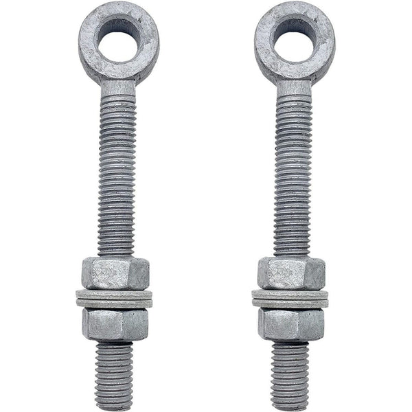 Adjustable Gate Eye Hinge Bolts - 22x150mm - Galvanised - Pack of 2 - tradefit - Featured Image