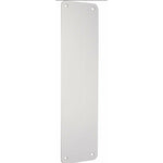 Door Finger Push Plate - 300x75x1.2mm - Radius Corners - Aluminium - tradefit - 1